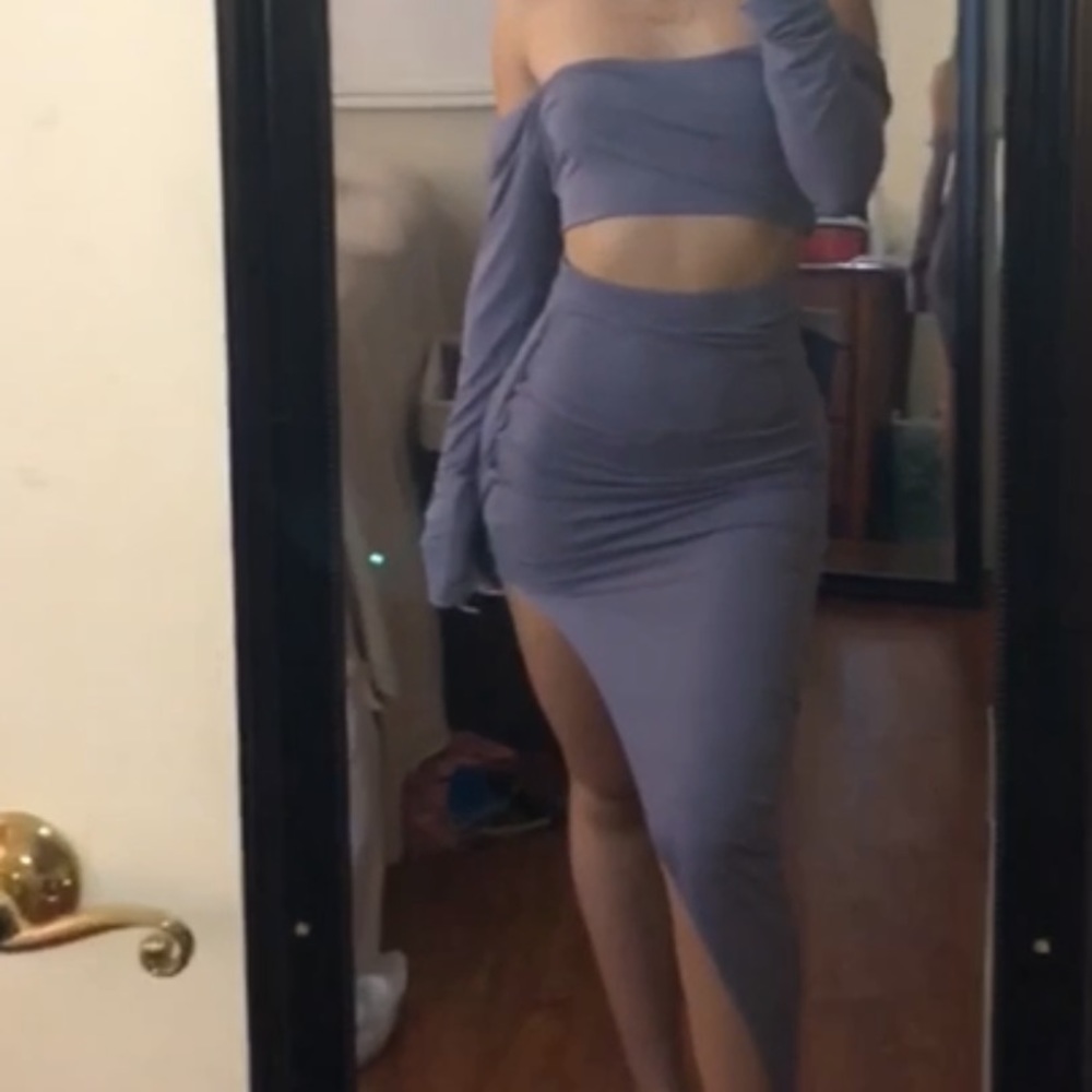 Fashion nova two piece skirt set